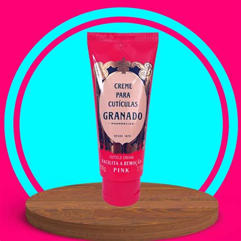 Creme para cutículas linha Pink Granado 100g Shopee Brasil