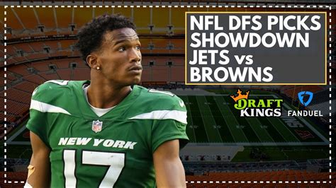 NFL DFS Picks For Thursday Night Showdown Jets Vs Browns FanDuel