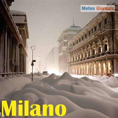 Meteo Milano Senza La Corrente Del Golfo Un Immagine Di Una Citt