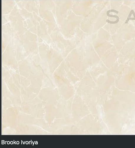 Ivory Colour Polished Porcelain Tiles 800x800 Thickness 8 10 Mm