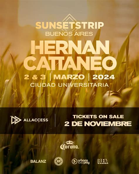 Hernán Cattáneo anuncia el regreso de su Sunsetstrip a Ciudad