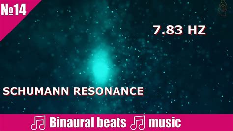 Binaural Beats🎵 7 83 Hz Schumann Resonance Youtube