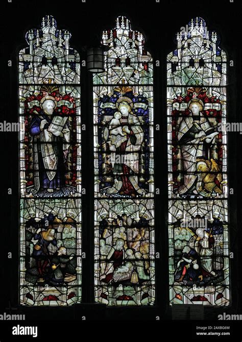 A Stained Glass Window By C E Kempe Co Ltd Depicting St Luke The