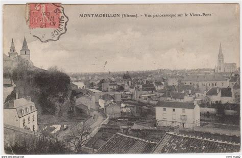 Montmorillon CARTE POSTALE MONTMORILLON 86 Vue Panoramique Sur Le