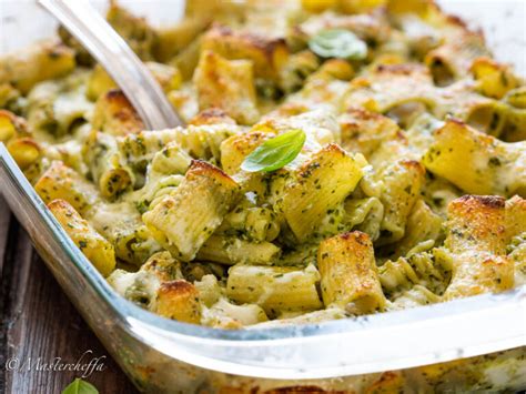 Pasta Al Forno Pesto E Mozzarella Cremosa Ricetta Facile Vegetariana