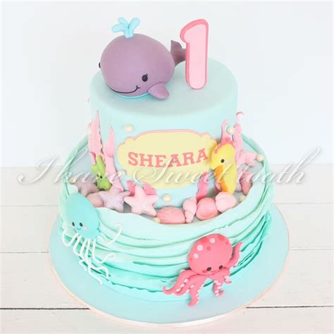 Underwater Theme Ihavesweettooth Whale 1stbirthday Jellyfish