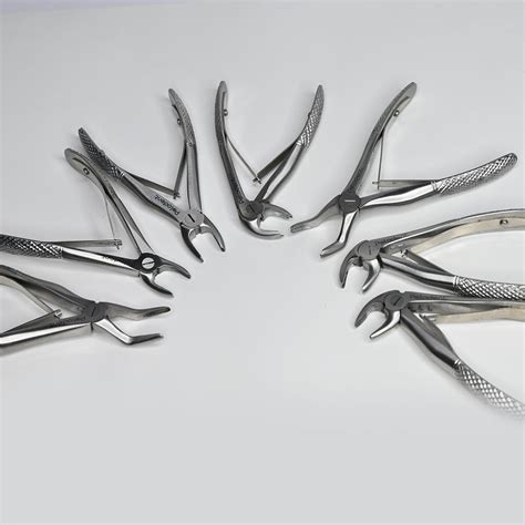 Pyrax Polodent Pedo Extraction Forceps Kit Set Of 7 Pcs Stainless