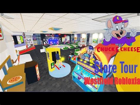 Roblox Chuck E Cheese S Westfield Robloxia Store Tour Youtube