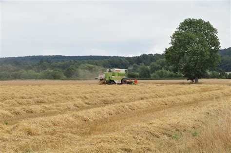 Harvesting In Progress Gordon Hatton Cc By Sa Geograph Britain