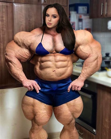 Huge Muscular Girlfriend By Hlol123 On DeviantArt