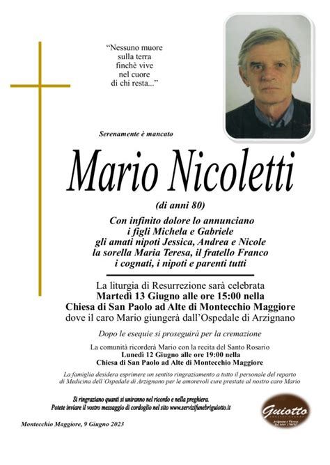 Nicoletti Mario Servizi Funebri Guiotto Vicenza