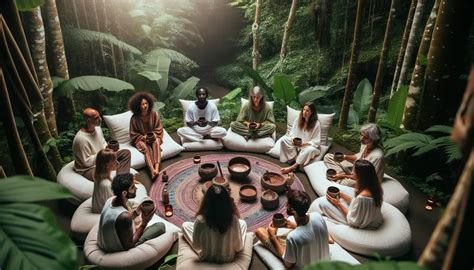 Erlebe transformative Kakaozeremonie Meditation für Körper Geist