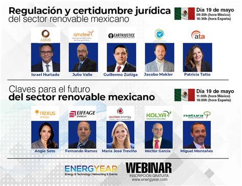 Energyear Webinar Keys To The Future Of The Mexican Renewable Sector