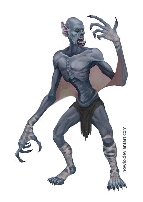 Higher Vampire By Nowio On Deviantart Concept Art Characters Monster