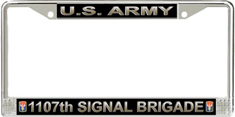 U S Army Th Signal Brigade License Plate Frame Walmart