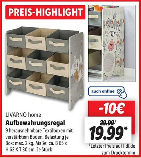 Livarno Home Aufbewahrungsregal Angebot Bei Lidl Prospekte De