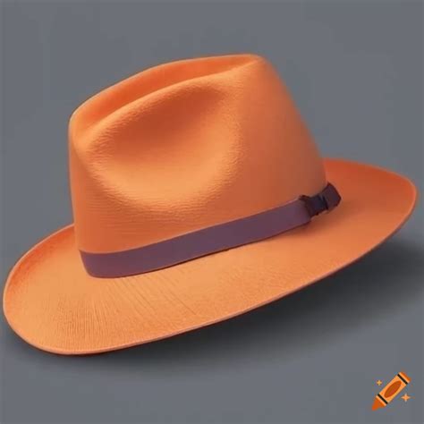 Hyper Realistic Orange Fedora On Craiyon