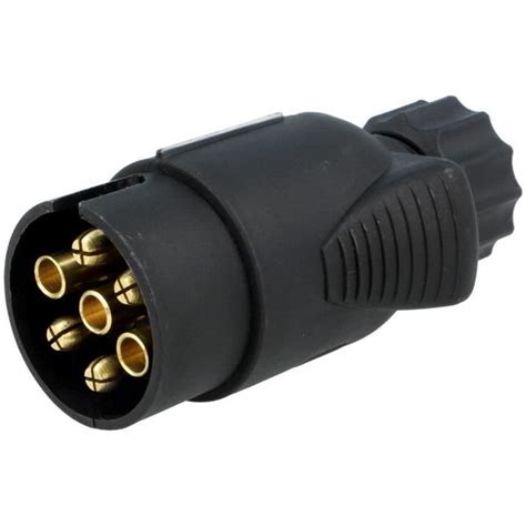 Prise remorque mâle ADNAUTO 7PIN 12VDC pour fil 6mm