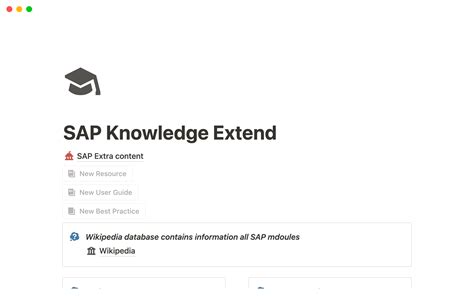 Knowledge Base Notion Template