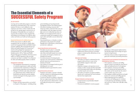 The Essential Elements Of A Successful Safety Program Insulation