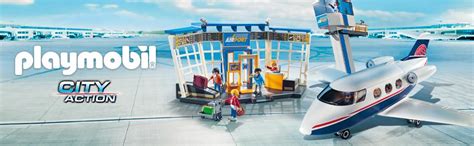 Playmobil City Action Airport With Airplane And Control Tower