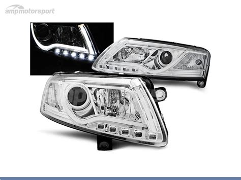 FAROS DELANTEROS LUZ DIURNA TUBE LIGHT PARA AUDI A6 4F 2004 2008