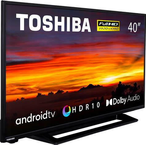 Telewizor Led Toshiba 40la3263dg 40 Full Hd Czarny Android Wifi Smart