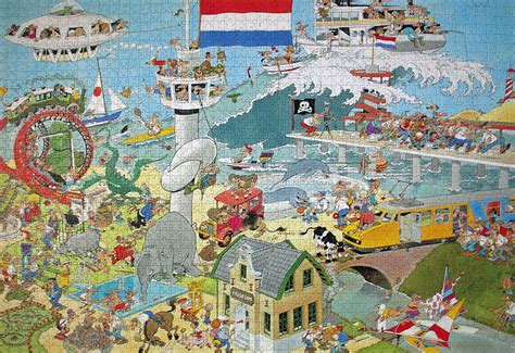 Jigsaw Puzzle Jan Van Haasteren By Air Land And Sea A Photo