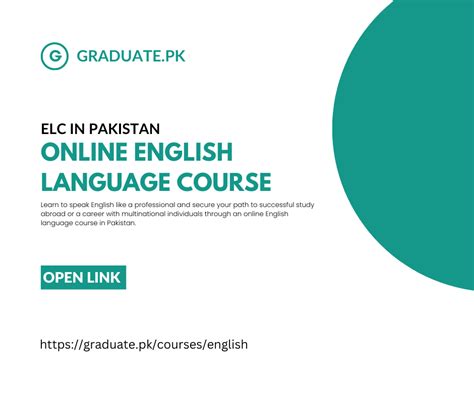 Online English Language Course ELC In Pakistan Graduate