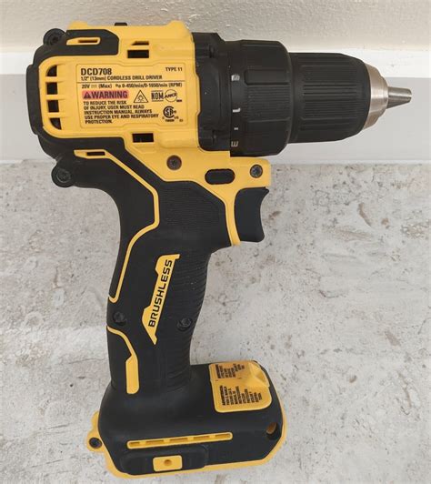 Dewalt Dcd708b Atomic 20v Max Brushless Cordless 12 Drilldriver Tool Only 885911571111 Ebay