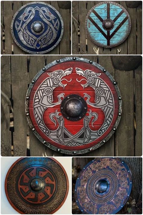 Eivor Valhalla Raven Battle Damaged Viking Wooden Shield 30cm In 2024 Wooden Shield Viking