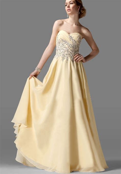 Whiteazalea Prom Dresses Unique Yellow Long Prom Dresses In Chiffon