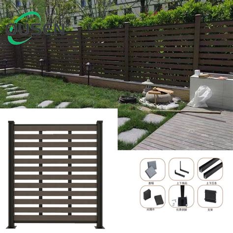 WPC Wood Composite Privacy Garden Pool House Fence Panel China WPC