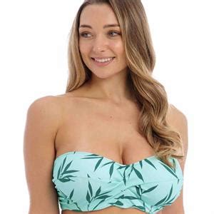 Fantasie Swim Luna Bay Twist Bandeau Bikini Top Storm In A D Cup AUS