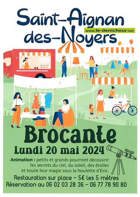 E Lun Mai St Aignan Des Noyers Brocante Du Comit Des F Tes