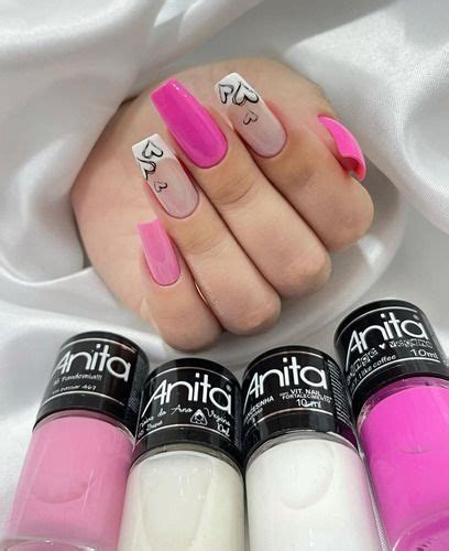 Kit 4 Toda Fofinha Esmaltes Anita Nail Art Designs Manicure E Pedicure