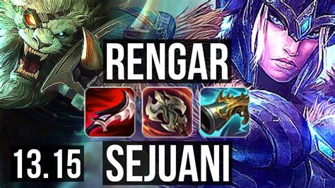 Rengar Vs Seju Jng Penta Rank Rengar Legendary Kr