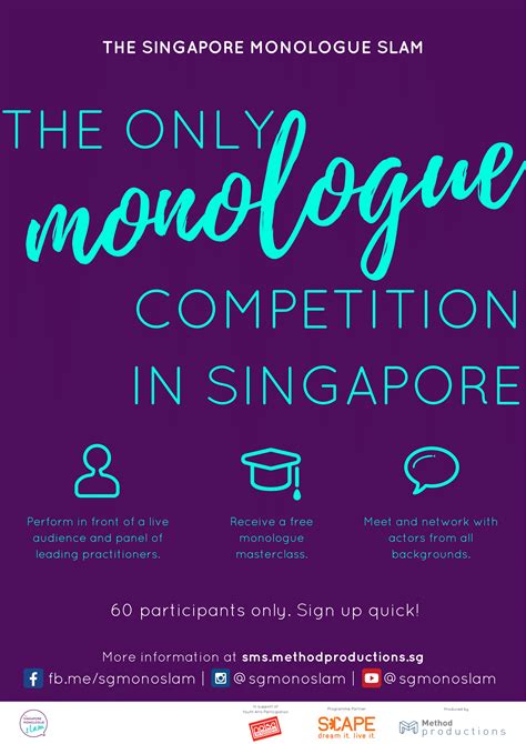 The Singapore Monologue Slam 2017- Arts Republic | Arts Events Singapore