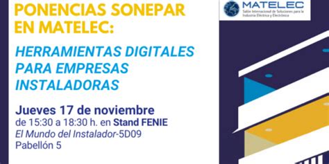 Sonepar Presenta Sus Herramientas Digitales En Matelec 2022