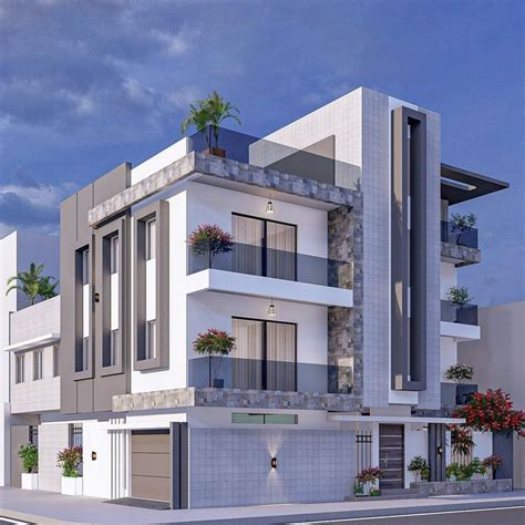 Lattest 3d Elevation Design Residential Building Design Facade House