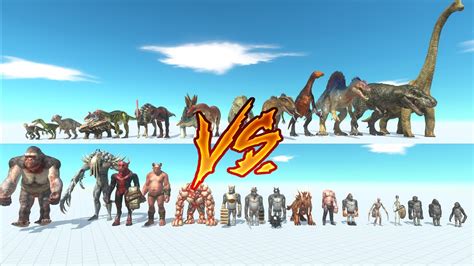 Dinosaurs Vs Gorillas And Infernal Ancient Battlefield Animal Revolt