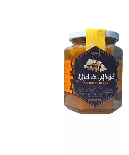 Miel De Abeja Con Frutos Secos 370 Gr Mielife Gourmet