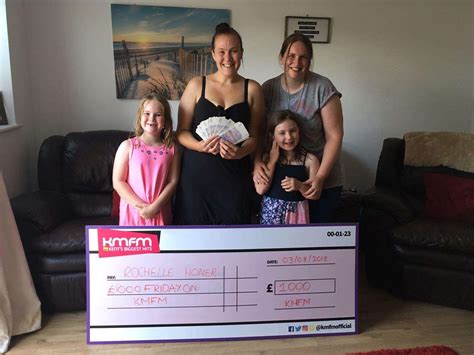 Kmfm Rochelle Honer From Maidstone Wins Thousand Pound Friday