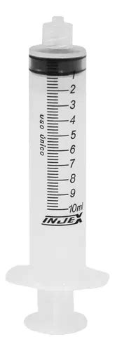 Jeringa Desechable De 10 Ml En Forma De S Needle C 50 Unidades Luer