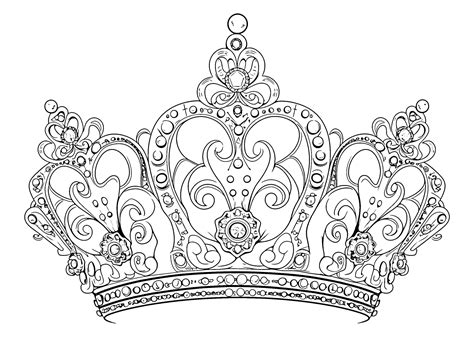 Printable Crown To Color