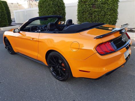 Rent Ford Mustang Convertible In Dubai Rent Ford Mustang