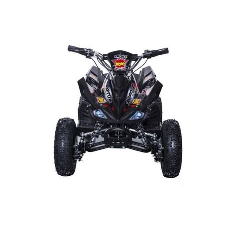 BIKEROAD Quad Electrique Raptor 800W Noir Avec LED Quad Enfant