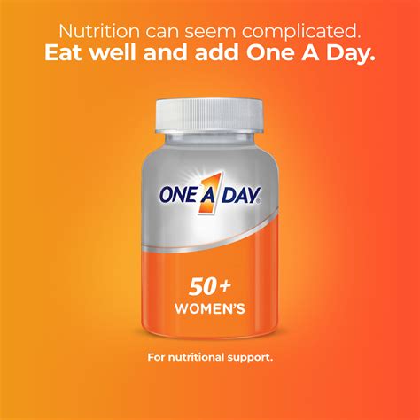 One A Day Womens 50 Multivitamin Tablets Multivitamins For Women 65