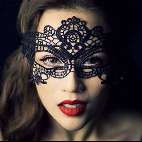 Best Wholesale New Black Gold Silver Lace Self Adhesive Sexy Face Mask Masquerade Ball Halloween