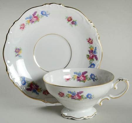 Footed Cup Saucer Set By Heinrich H C Replacements Ltd